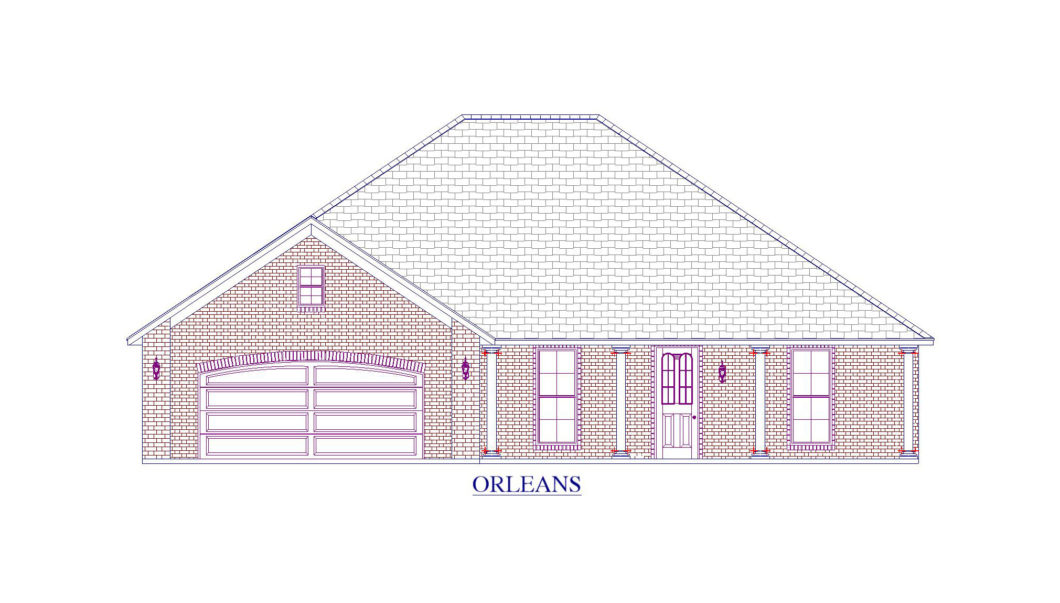Orleans Floor Plan - Abshire Building Group