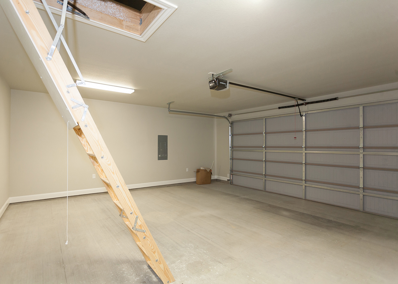Christensen Floor Plan Garage With Pull Down Stair