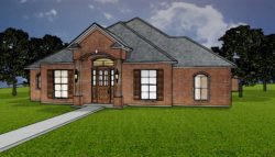 The Heather 3D Rendered Elevation Handicap Access Home