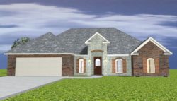 222 spring brook court new home construction 3d elevation view
