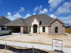 222 spring brook court new home construction front elevation under construction