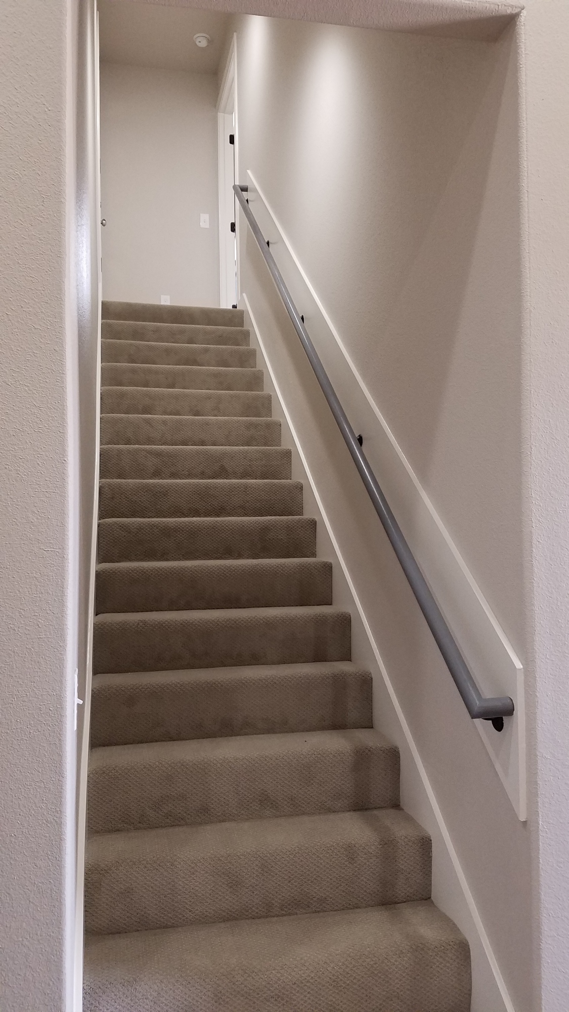 200 Hidden Grove Court carpet stairway